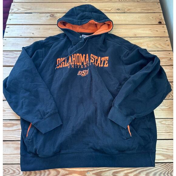 Foot Locker Hoodie Sweatshirt Size XL Men’s Black Oklahoma State University - Picture 1 of 8